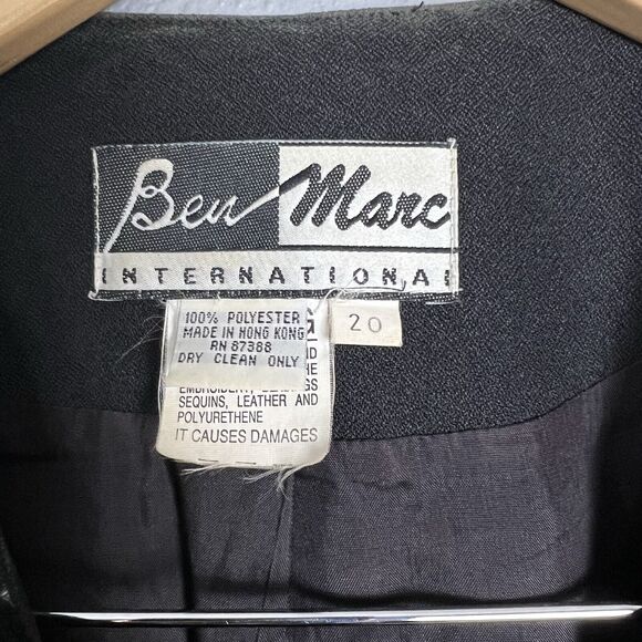 Ben Marc International Blazer Jacket Womens 20 Church Retro Glamcore Whinsigoth - Picture 3 of 11